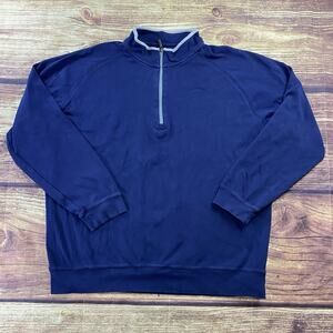 Walter Hagen Blue Gray Quarter-Zip Pullover size XXL